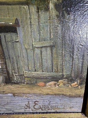Lot 1084 - Adrianus Everson (1818-1897) Dutch Street...