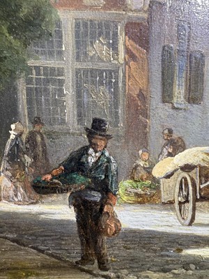 Lot 1084 - Adrianus Everson (1818-1897) Dutch Street...