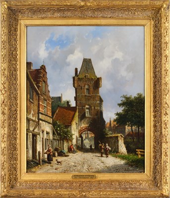Lot 1085 - Adrianus Everson (1818-1897) Dutch Amsterdam...