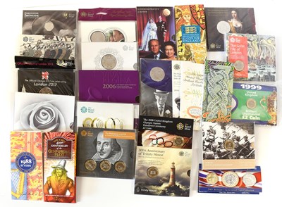 Lot 464 - Mixed Royal Mint Brilliant Uncirculated Coins,...