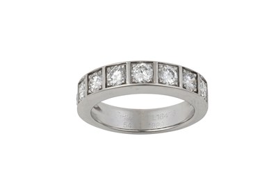 Lot 2326 - A Diamond Half Hoop Ring, by Cartier nine...