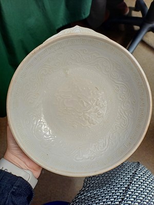 Lot 66 - A Chinese Porcelain Qingbai Handled Dish, Song...
