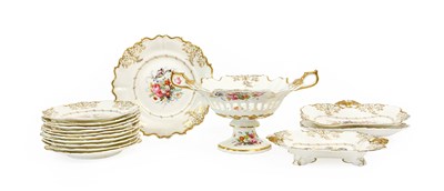 Lot 26 - A Davenport Porcelain Dessert Service, circa...
