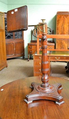 Lot 611 - Victorian mahogany music stand