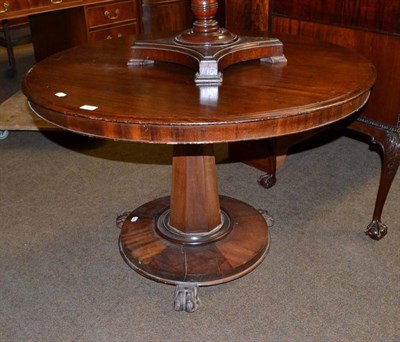 Lot 612 - Victorian mahogany loo table