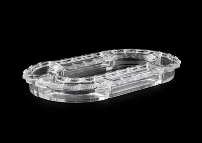 Lot 580 - A Lalique Clear and Frosted Glass Festons...