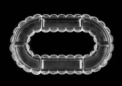 Lot 580 - A Lalique Clear and Frosted Glass Festons...