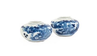 Lot 11 - A Pair of Chinese Porcelain Brush...