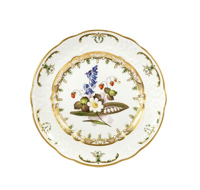 Lot 310 - A Swansea Porcelain Plate, circa 1815-17,...