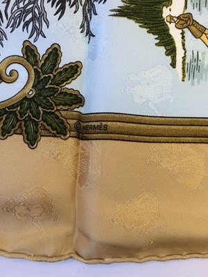 Lot 1040 - Hermès Silk Scarf, Joies D'Hiver Designed by...