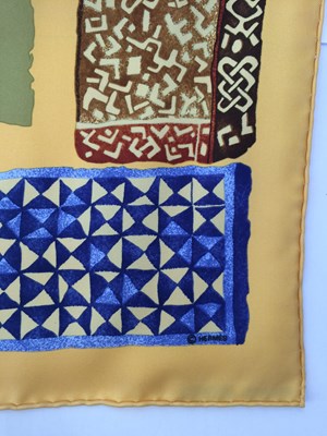 Lot 1042 - Hermès Silk Scarf, Persona Designed by Loic...