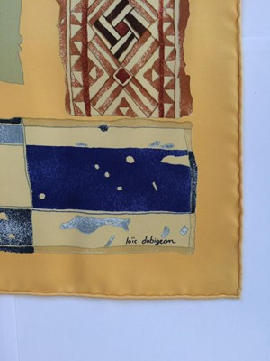 Lot 1042 - Hermès Silk Scarf, Persona Designed by Loic...