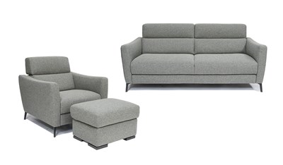 Lot 651 - A Natuzzi Editions C200 Sofa, Armchair and...