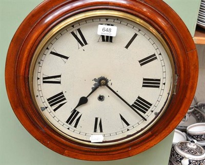 Lot 648 - A wall timepiece