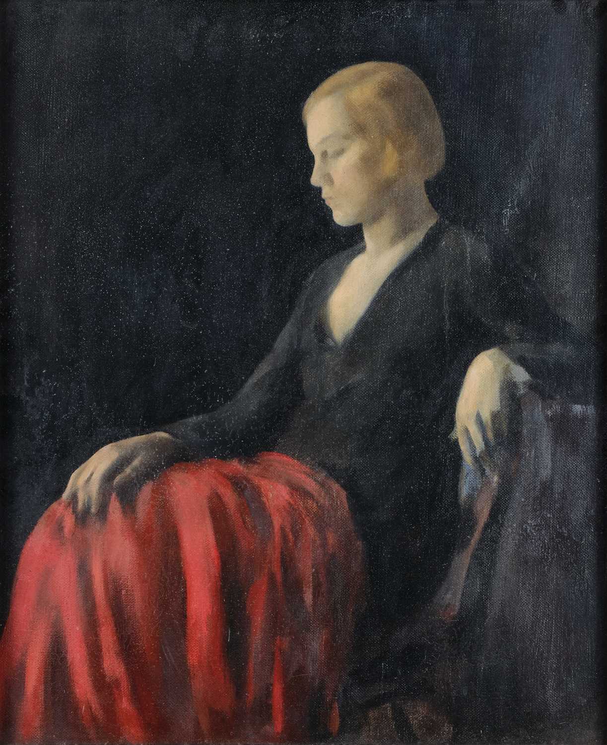 Lot 1009 - Jacob Kramer (1892-1962) "Betty" Signed,...