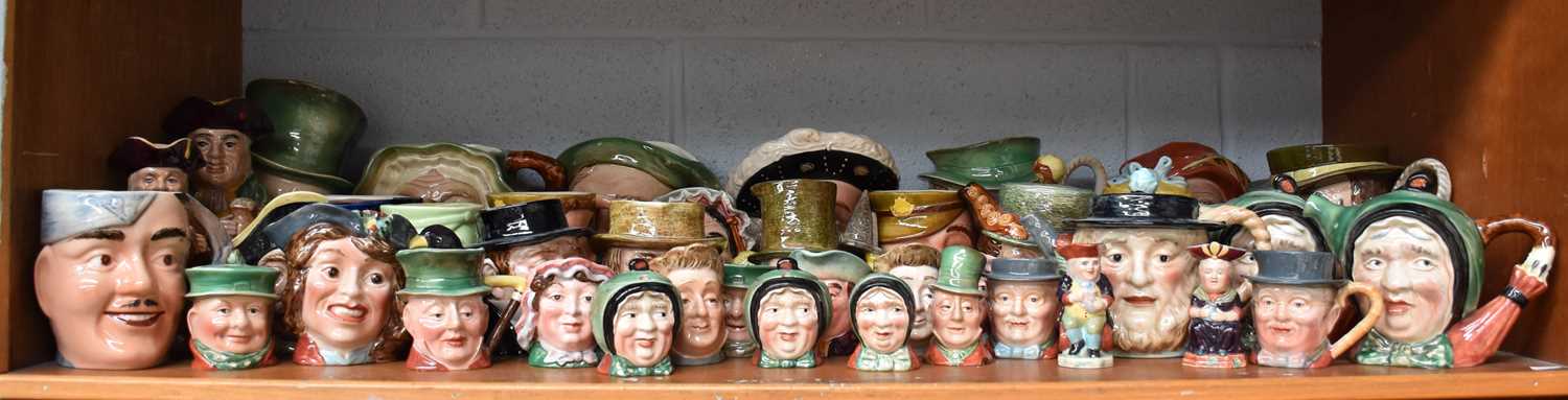Lot 79 - A Large Collection of Beswick Character Jugs,