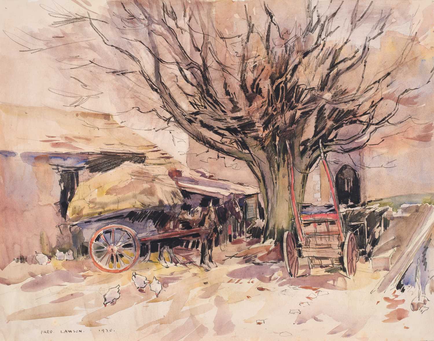 Lot 1005 - Frederick (Fred) Lawson (1888-1968) Horse and...