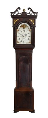 Lot 401 - A Mahogany Eight Day Longcase Clock, signed...