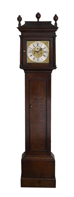 Lot 402 - An Oak Eight Day Longcase Clock, signed Jonas...