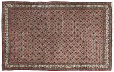 Lot 328 - Ghom Carpet Central Iran, Circa 1940 The ivory...