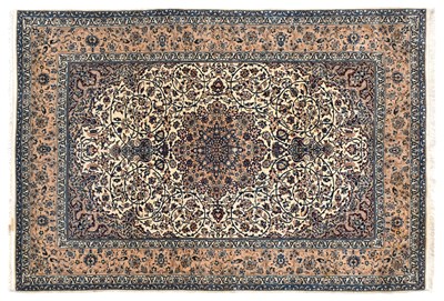 Lot 337 - Very Fine Nain Rug Possibly Tudesh, Circa 1970...