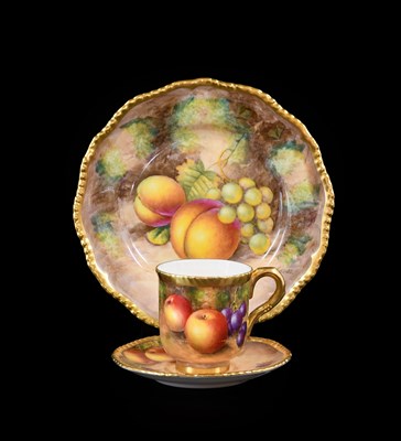 Lot 319 - A Similar Royal Worcester Porcelain Cabinet...