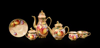 Lot 314 - A Royal Worcester Porcelain Miniature Service,...
