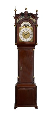 Lot 398 - A Mahogany Eight Day Longcase Clock, signed...