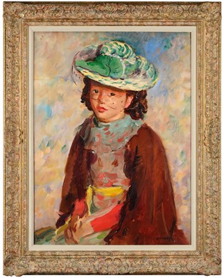 Lot 134 - Phillip Naviasky (1894-1983) Girl seated...