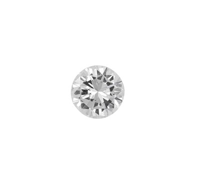 Lot 2008 - A Loose Round Brilliant Cut Diamond, weighing...