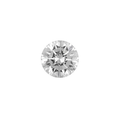 Lot 2021 - A Loose Round Brilliant Cut Diamond, weighing...