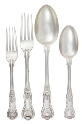 Lot 2195 - A Victorian Silver Table-Service