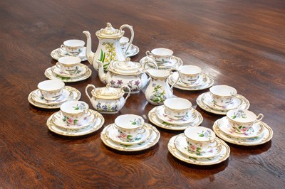 Lot 39 - A Spode Porcelain Tea and Coffee Service,...