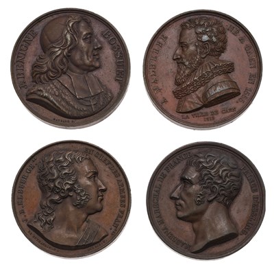 Lot 498 - Four 19th Century French Bronze Commemorative...