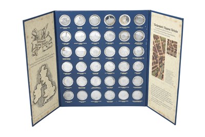 Lot 2240 - A Set of Thirty-Six 'Betjeman's Bygone Britain 'Silver Medals