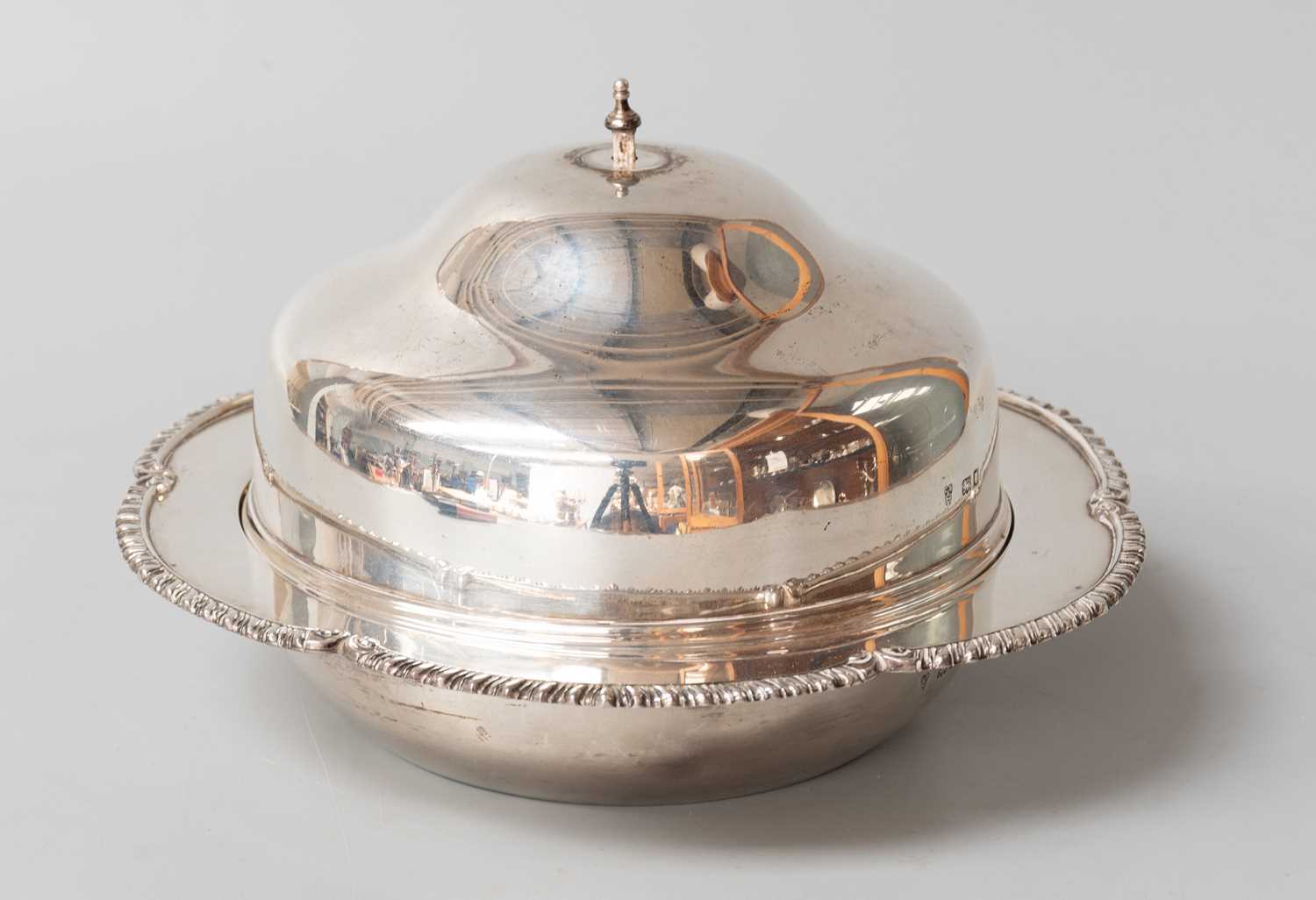 Lot 7 - A George V Siler Muffin-Dish and Cover, by...