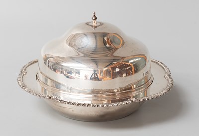 Lot 7 - A George V Siler Muffin-Dish and Cover, by...