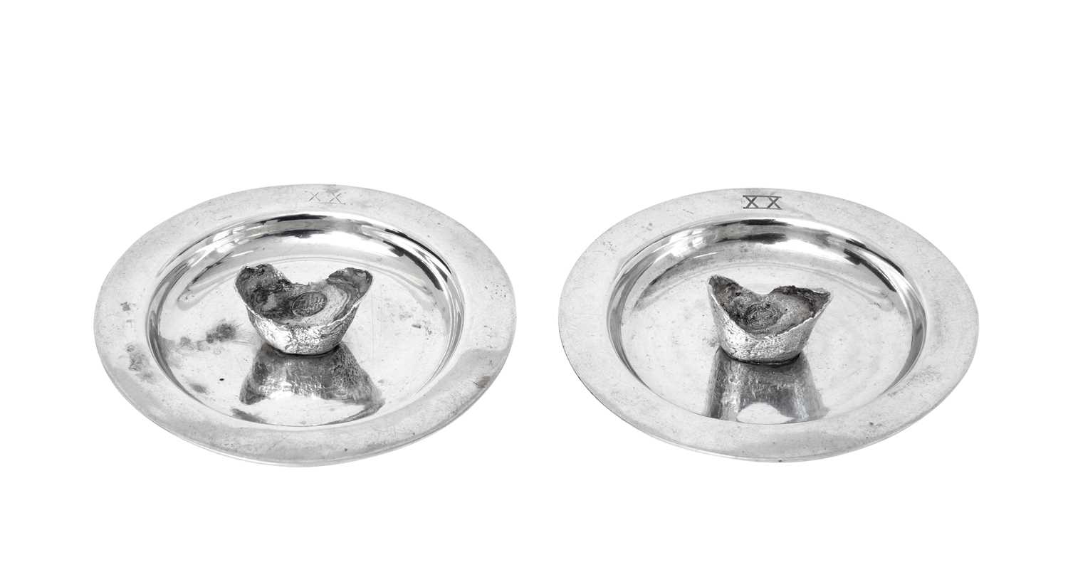 Lot 66 - A Pair of Chinese Export Chopstick-Rests