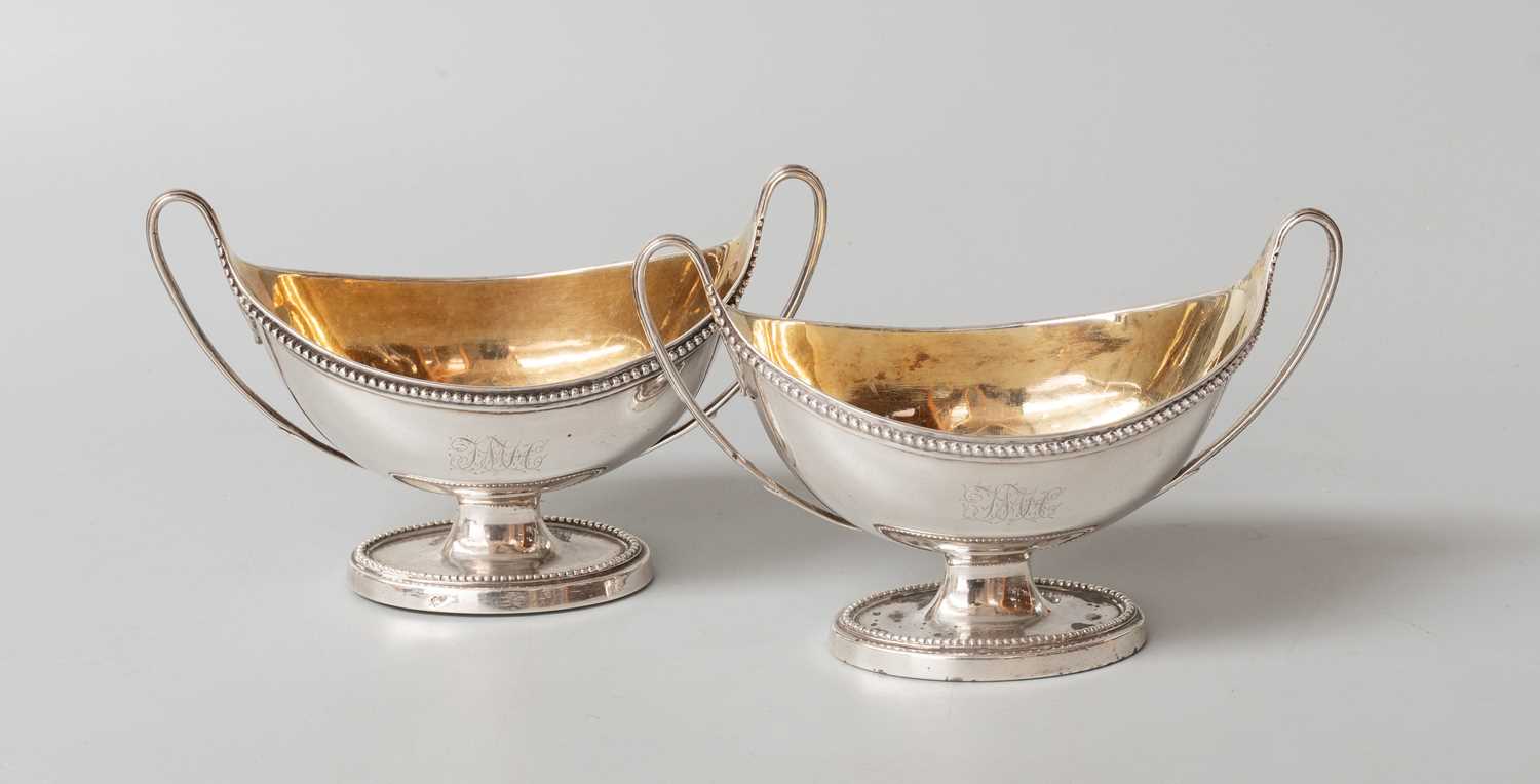 Lot 37 - A Pair of George III Silver Salt-Cellars, by...