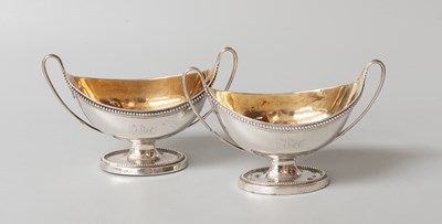 Lot 37 - A Pair of George III Silver Salt-Cellars, by...