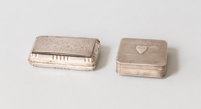 Lot 90 - A Dutch Silver Box and a French Silver...
