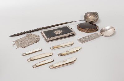 Lot 137 - A Collection of Assorted Silver and Silver...