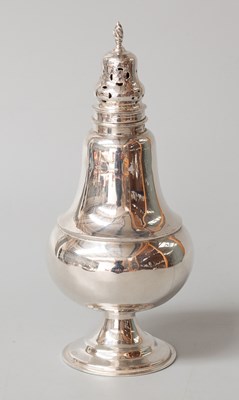 Lot 24 - A Victorian Silver Caster, Maker's Mark Worn,...