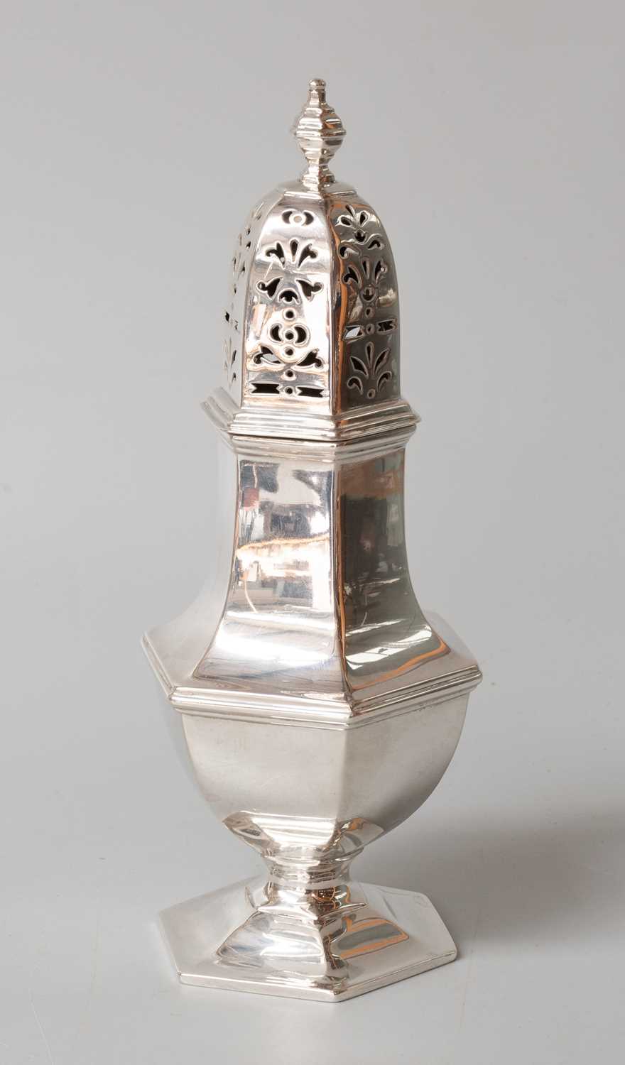 Lot 23 - A Victorian Silver Caster, by Goldsmiths and...