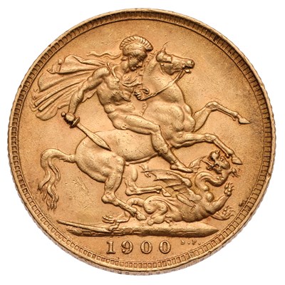 Lot 317 - Victoria, Sovereign 1900; good very fine