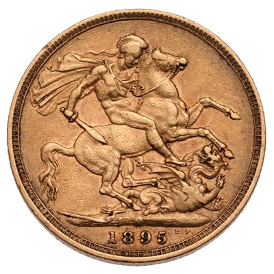 Lot 314 - Victoria, Sovereign 1895; good fine