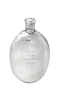 Lot 2212 - A Victorian Silver Royal Presentation Spirit-Flask