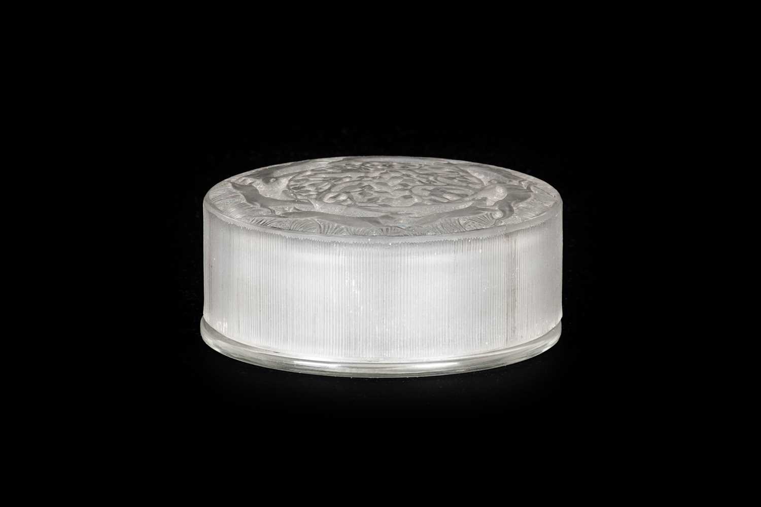 Lot 581 - René Lalique (French, 1860-1945): A Stained,...