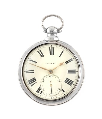 Lot 2246 - A Silver Pair Cased Lever Pocket Watch,...