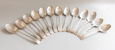 Lot 144 - A Collection of George III and Later Silver...